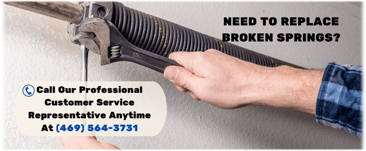 Broken Garage Door Spring Repair Mesquite, TX